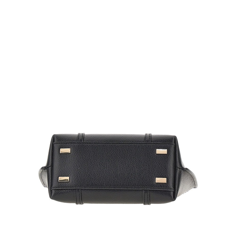 grained leather perry mini shopping bag