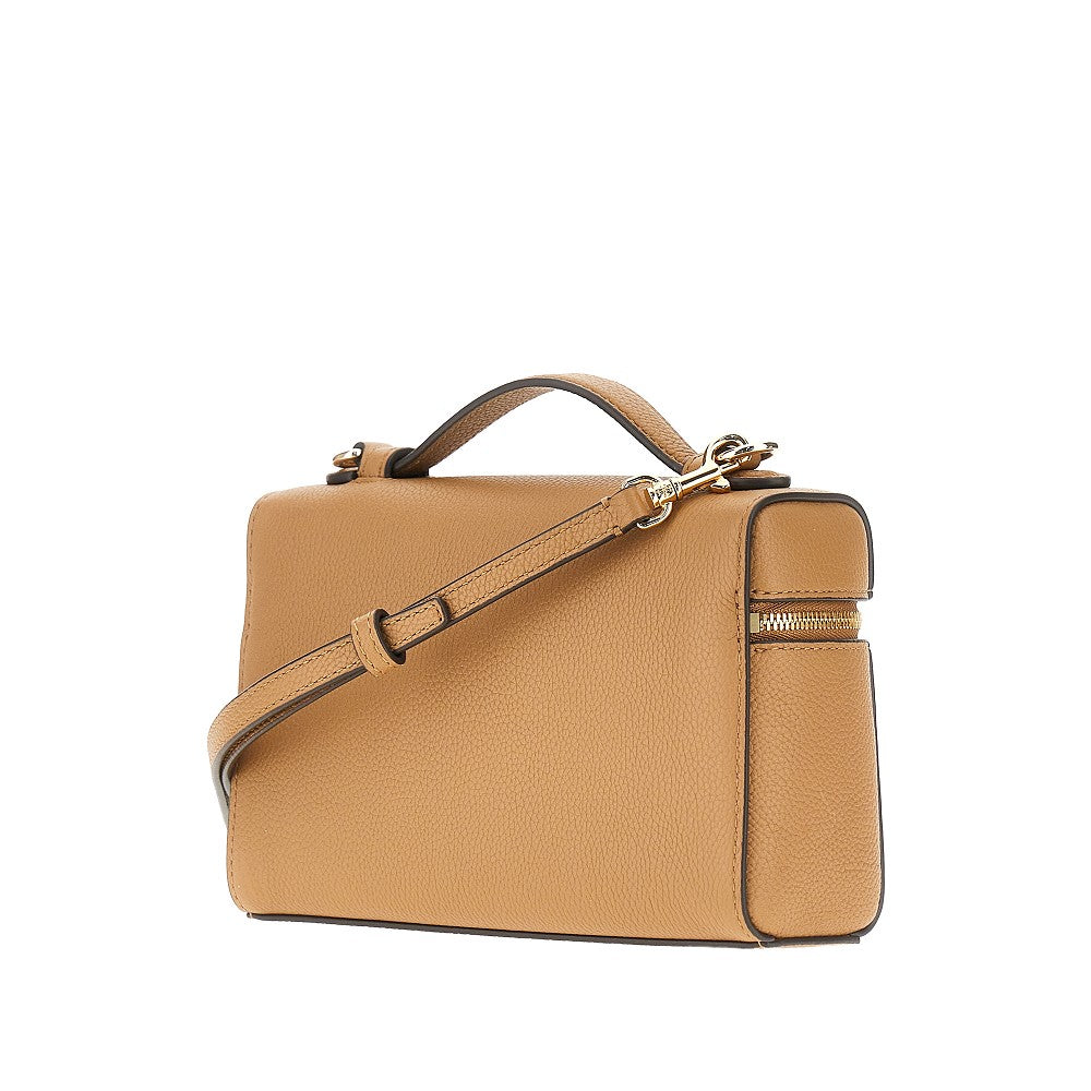 romy slim grained leather bag