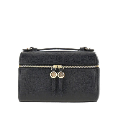romy slim grained leather bag