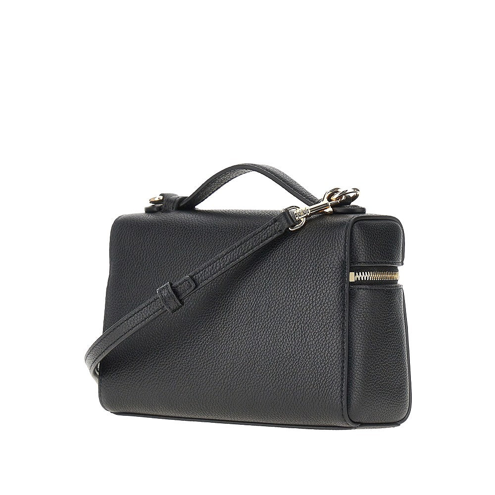 romy slim grained leather bag