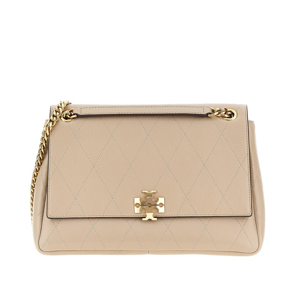 TORY BURCH OS charlie quilted leather bag