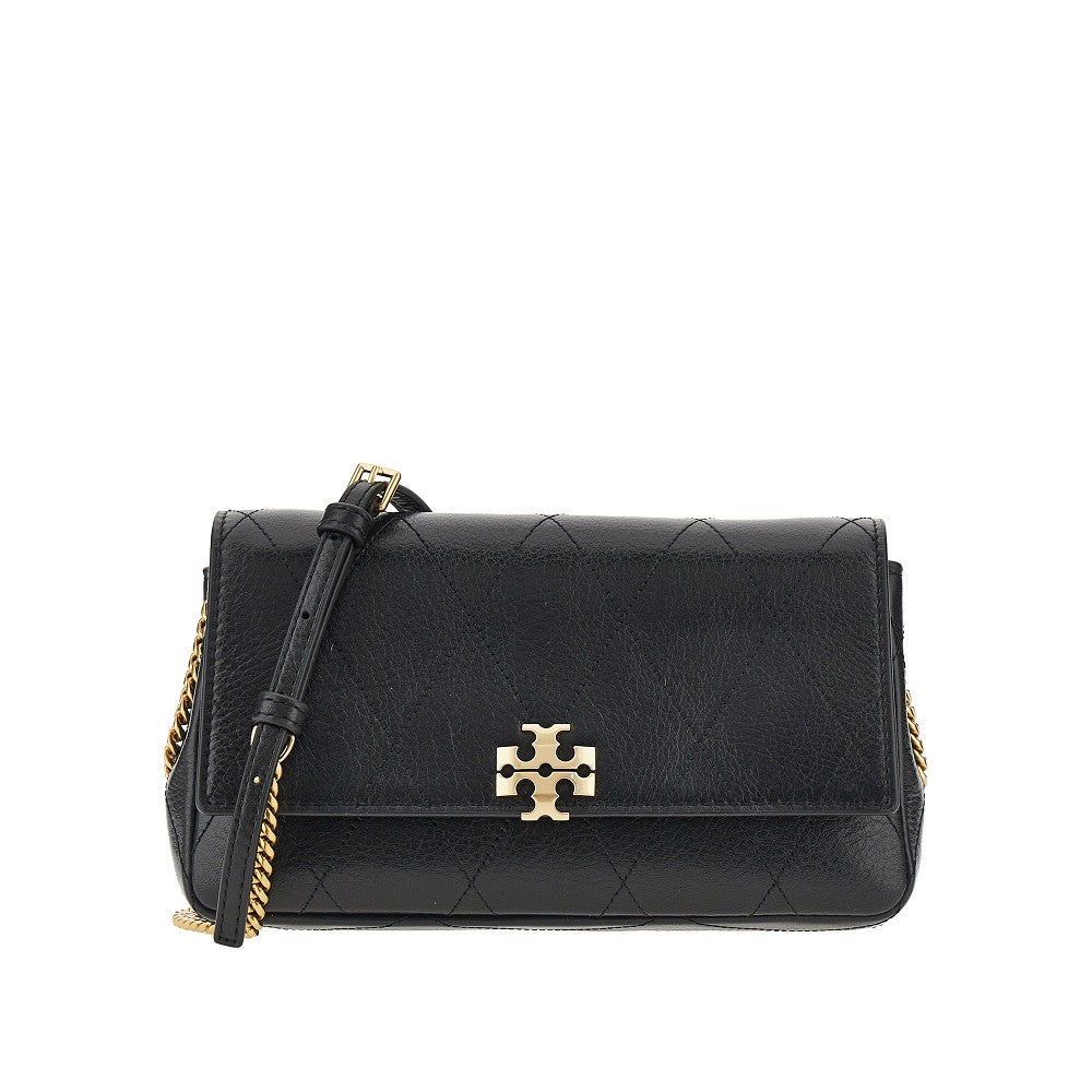 quilted leather charlie bag with chain