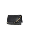 quilted leather charlie bag with chain
