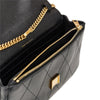 quilted leather charlie bag with chain