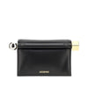 nappa leather rond carré clutch