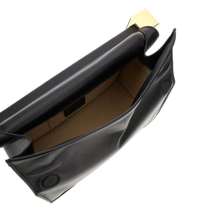 JACQUEMUS OS nappa leather rond carré clutch