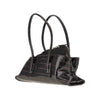 croco-print leather small la passeggiata bag