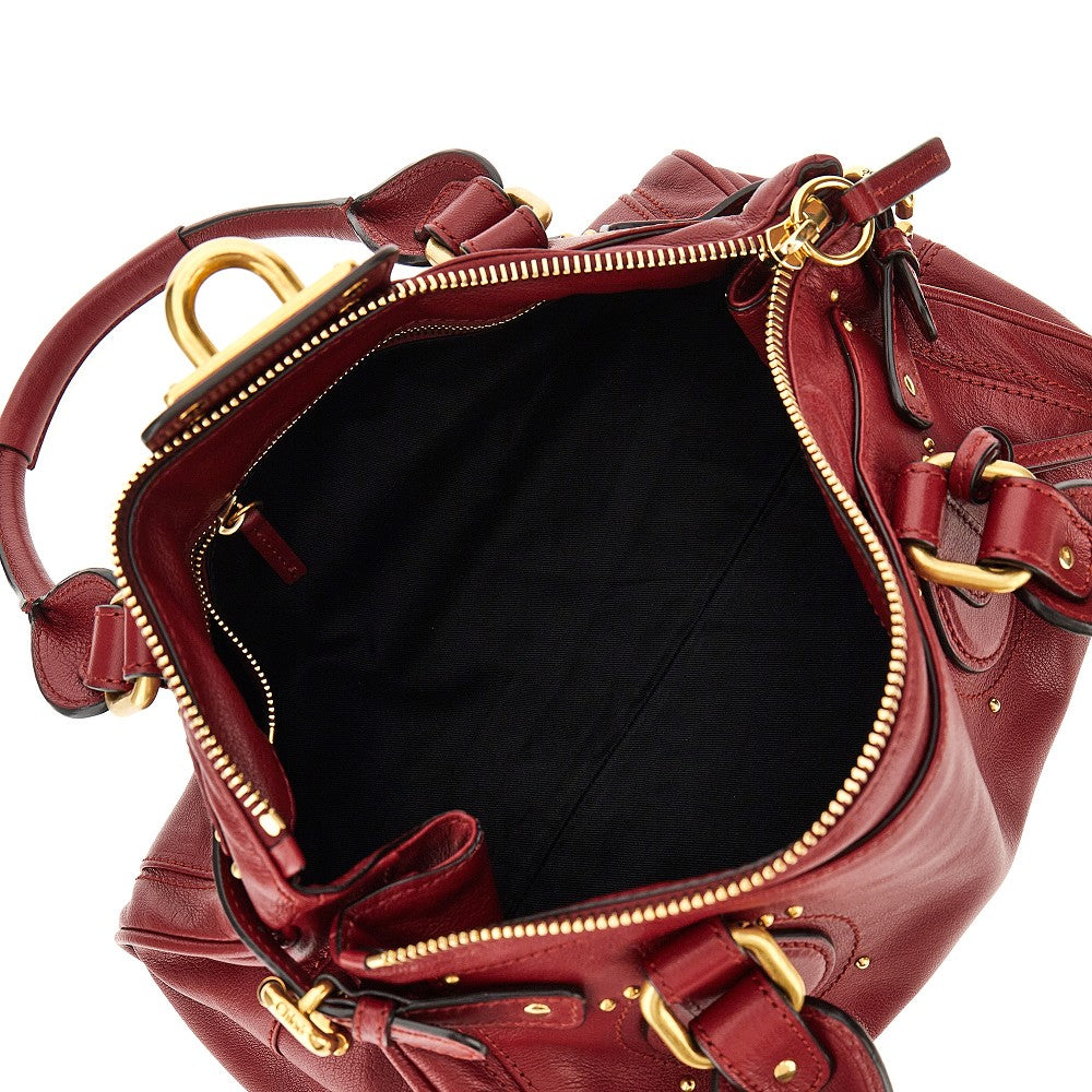 paddington grained leather bag