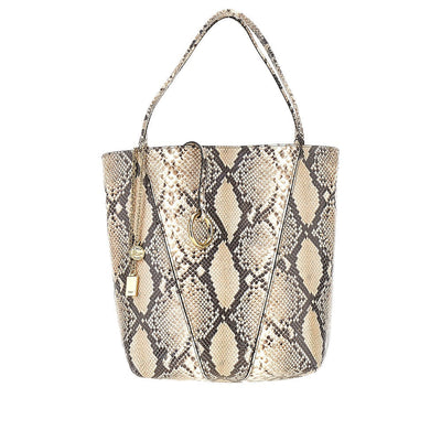 leather medium chloé spin tote bag