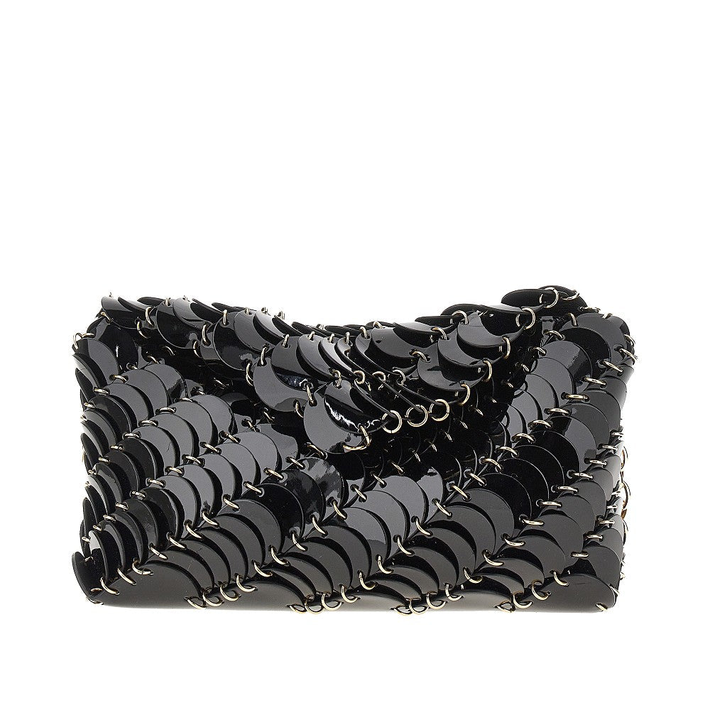 RABANNE OS paco night leather shoulder bag