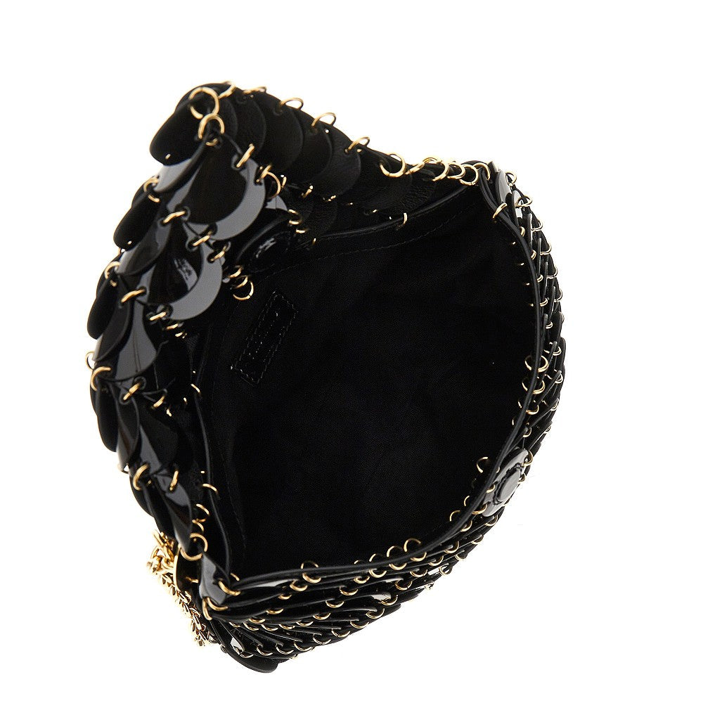 paco night leather shoulder bag