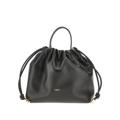 mini chloé icons leather bag with chain