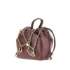 chloé icons leather mini bag with chain