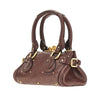 small paddington grained leather bag