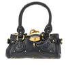 small paddington grained leather bag