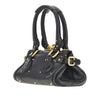 small paddington grained leather bag