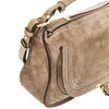 suede leather small marcieì shoulder bag