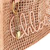 summer banana east-west raffia tote bag