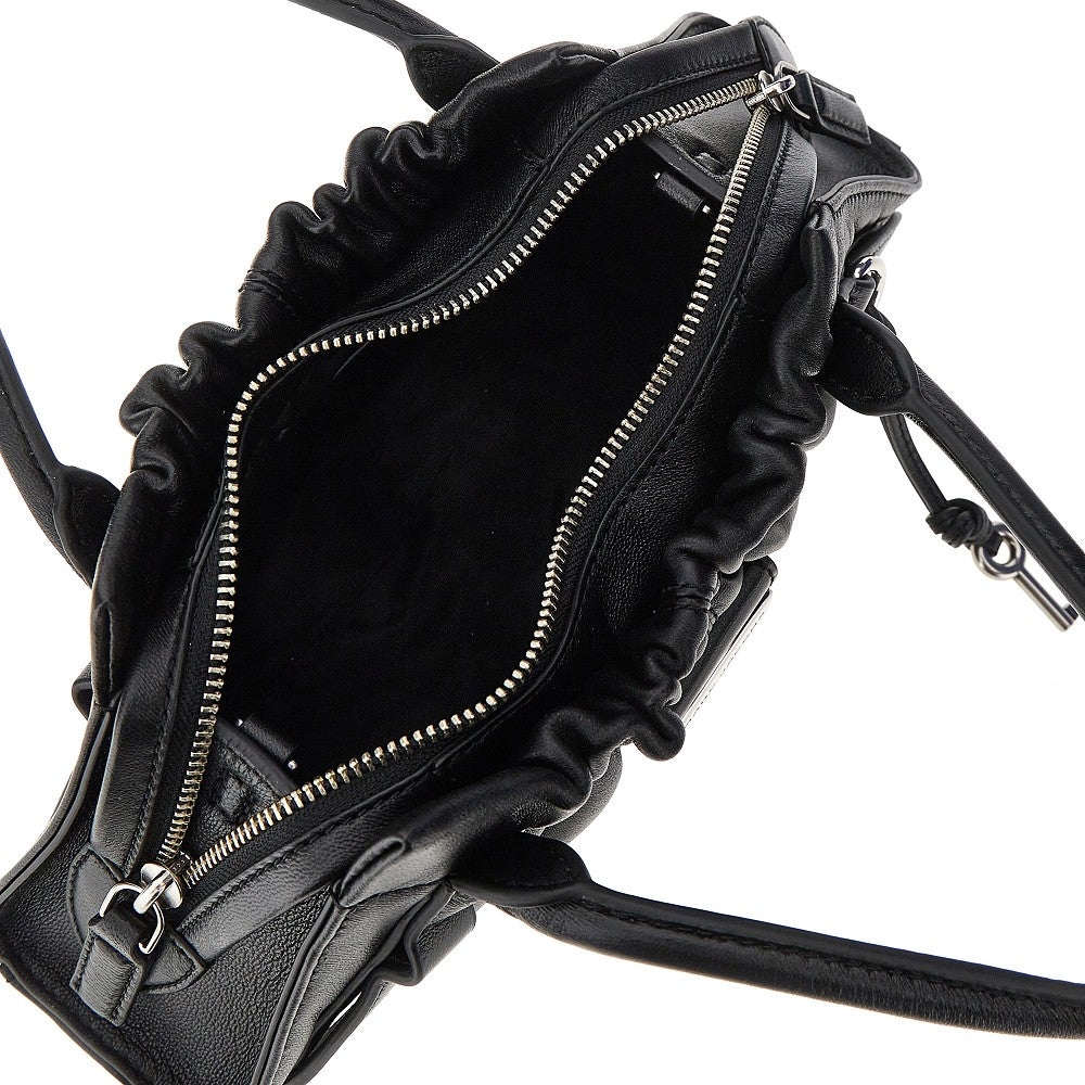 small cristina satchel nappa leather bag