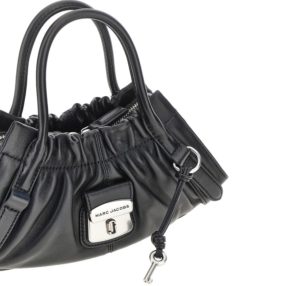 small cristina satchel nappa leather bag