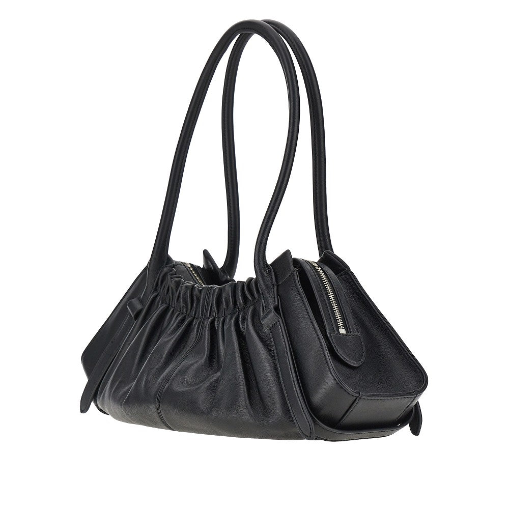 cristina nappa leather shoulder bag