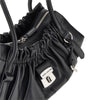 cristina nappa leather shoulder bag