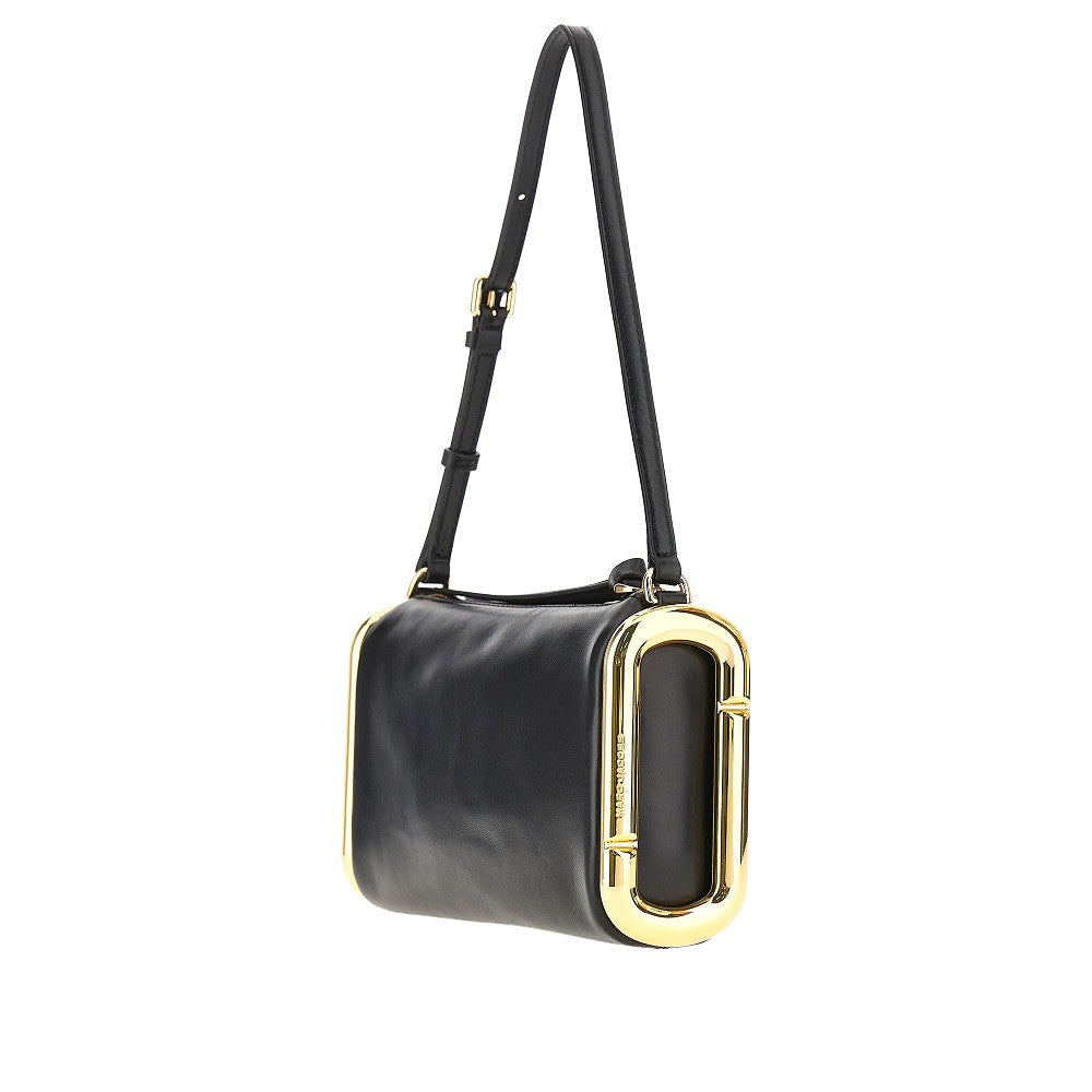 leather small scene shoulder bag
