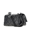 quilted leather mini dual bag