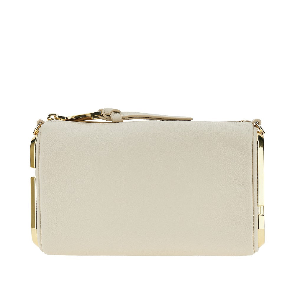 the snapshot grained leather shoulder bag