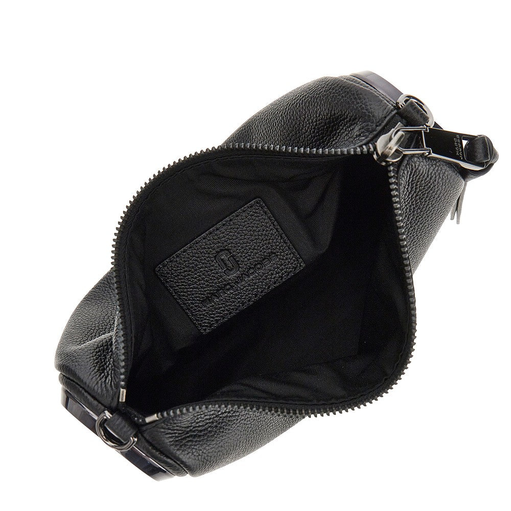 the snapshot grained leather shoulder bag