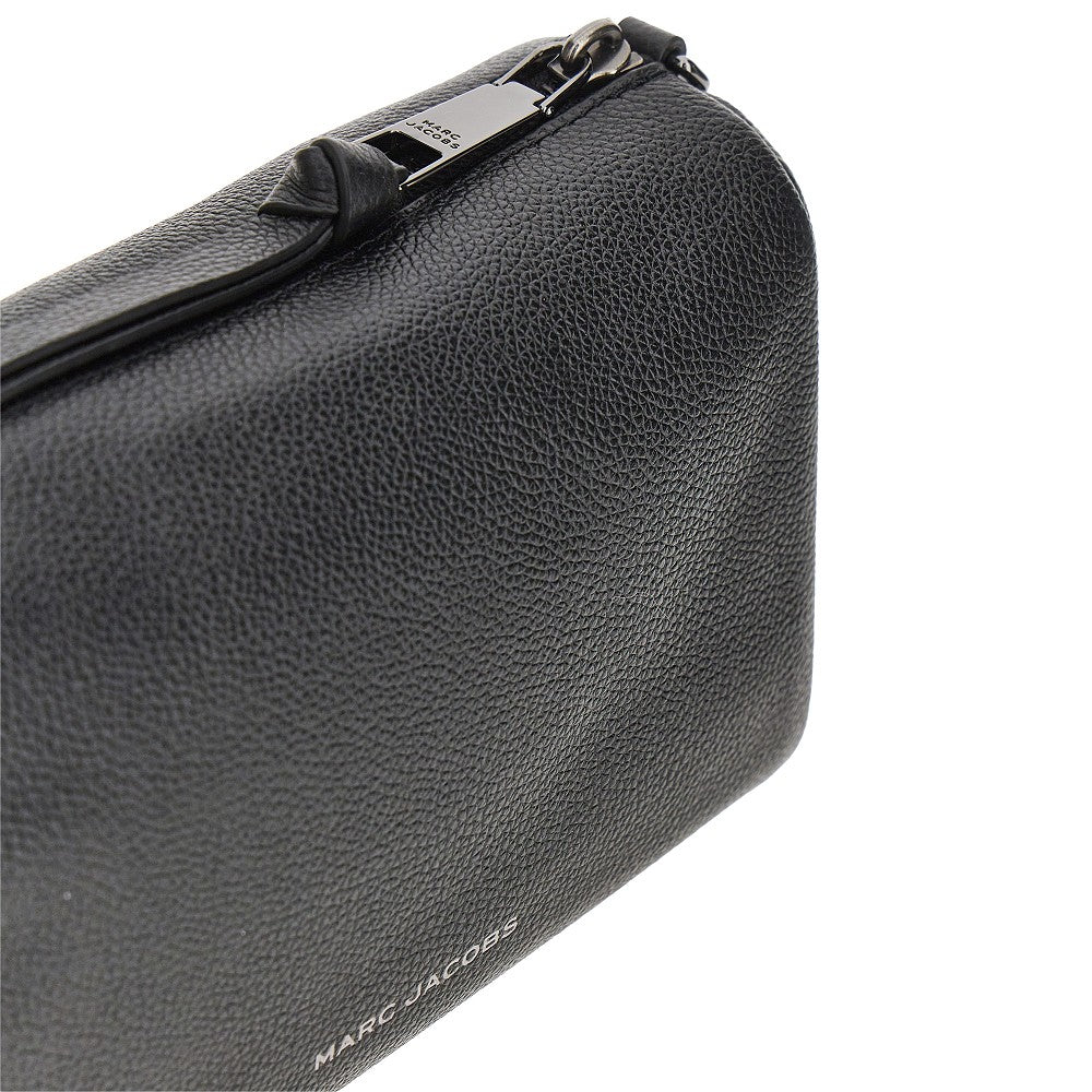 the snapshot grained leather shoulder bag