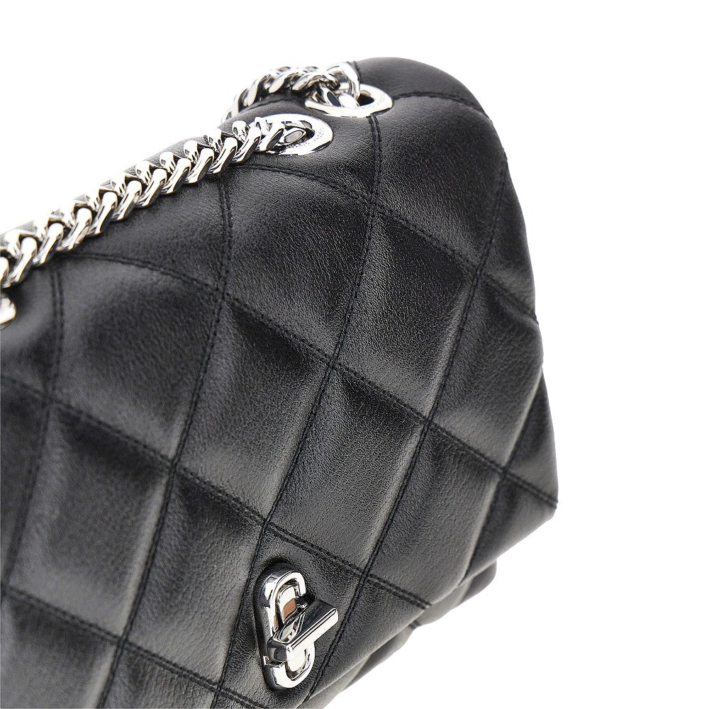 quilted leather small dual bag