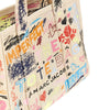 the punk scribble small canvas tote bag