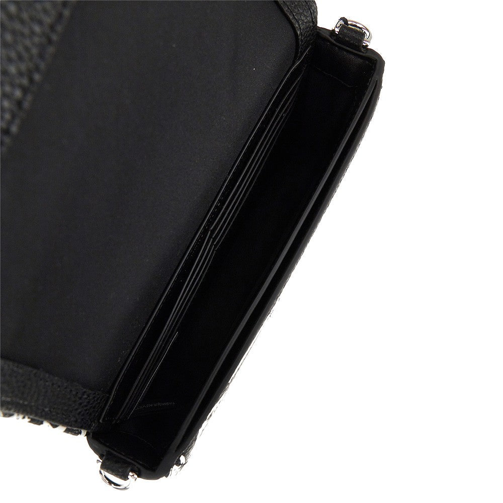 leather the punk scribble mini bag