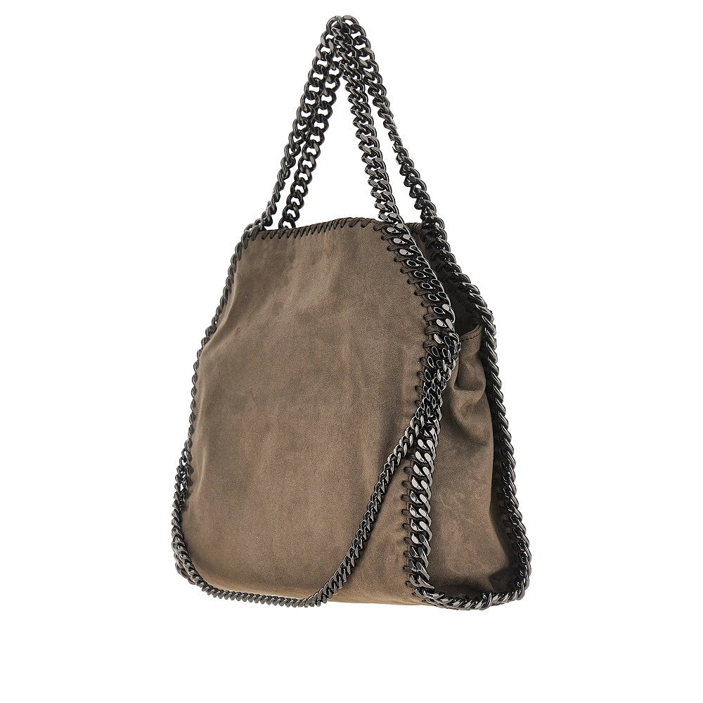 STELLA MCCARTNEY OS alter suede mini falabella bag
