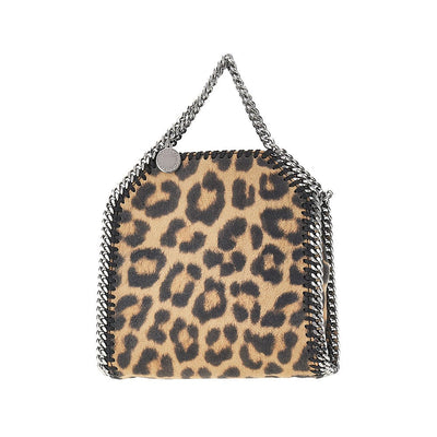 leopard-print tiny falabella bag