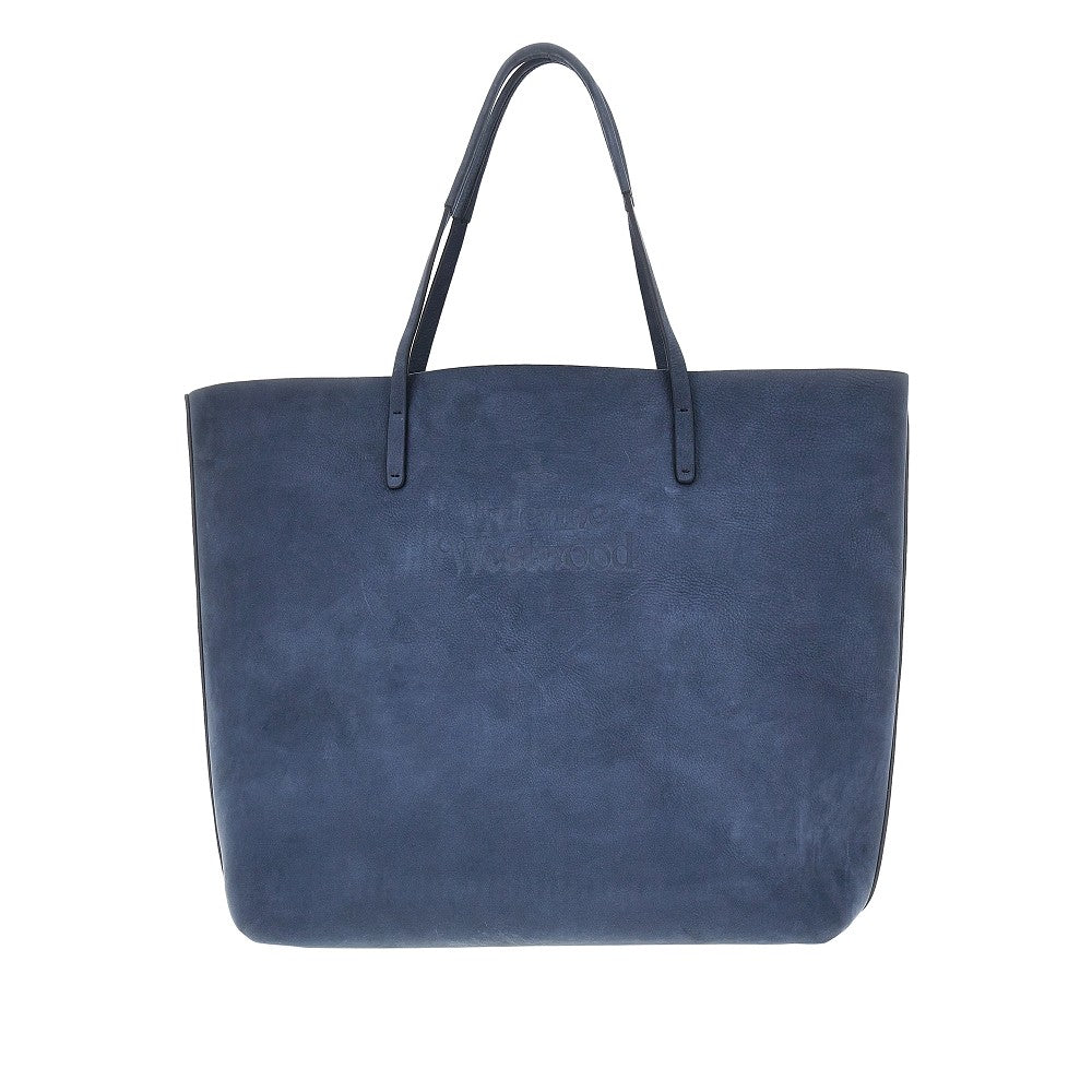 nubuck leather studio shopping bag