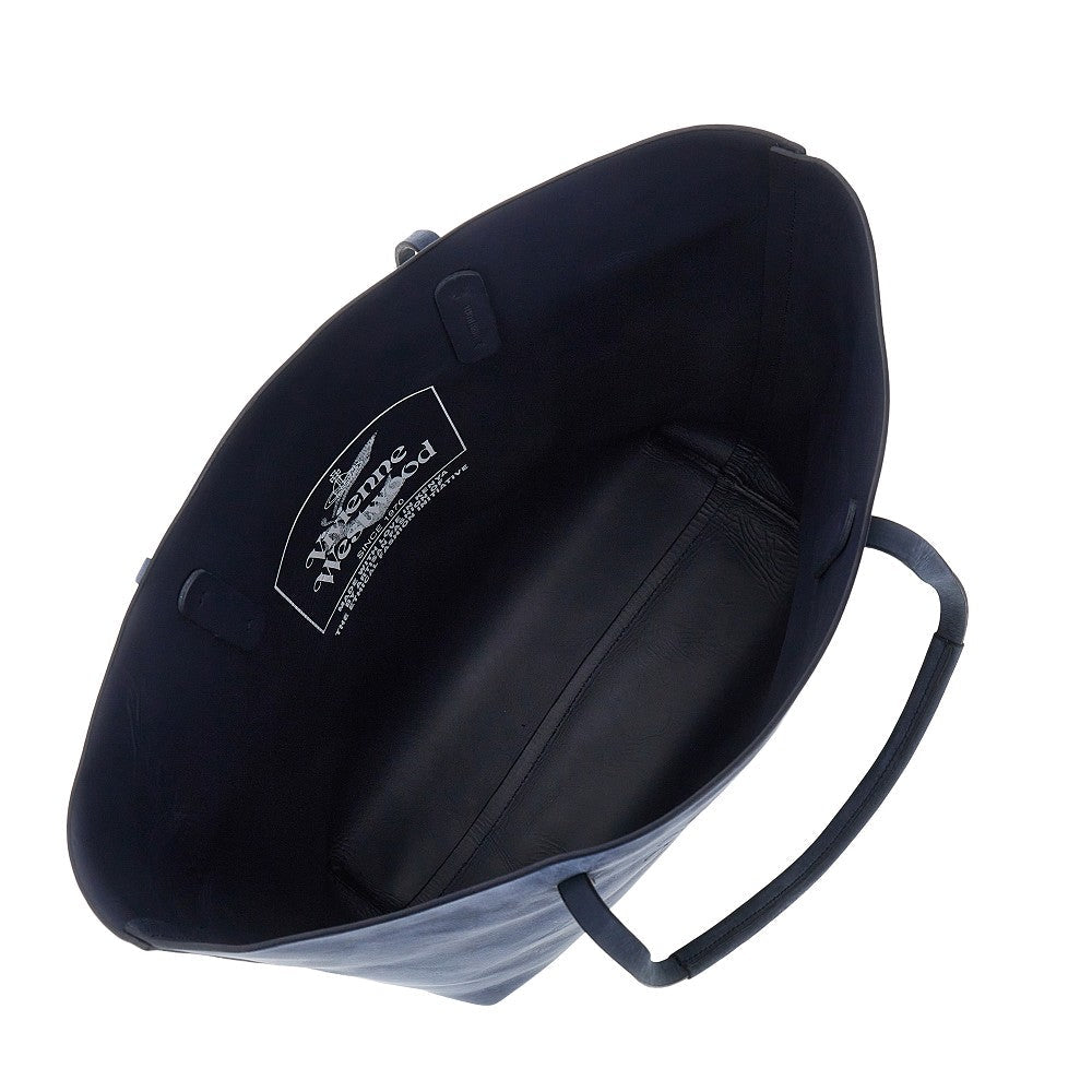 nubuck leather studio shopping bag