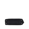 suede leather large lottie shoulder bag