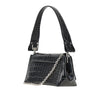 croco-embossed leather medium hazel bag