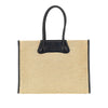 troy weaved raffia tote bag