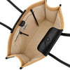 troy weaved raffia tote bag