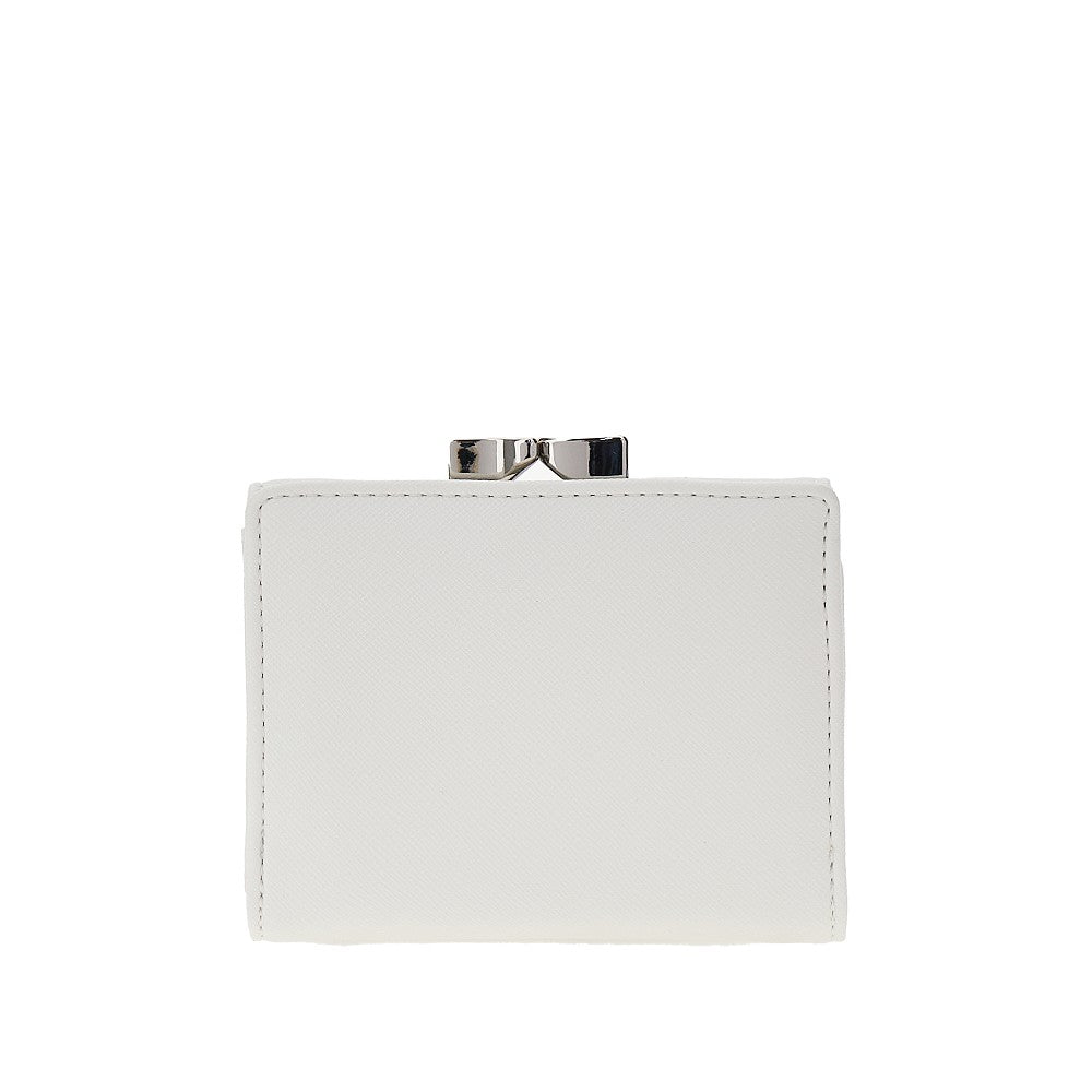 faux leather small frame wallet