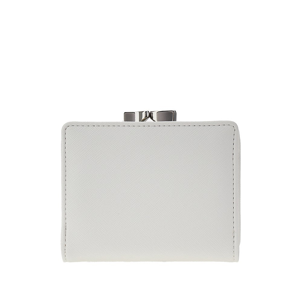 faux leather small frame wallet