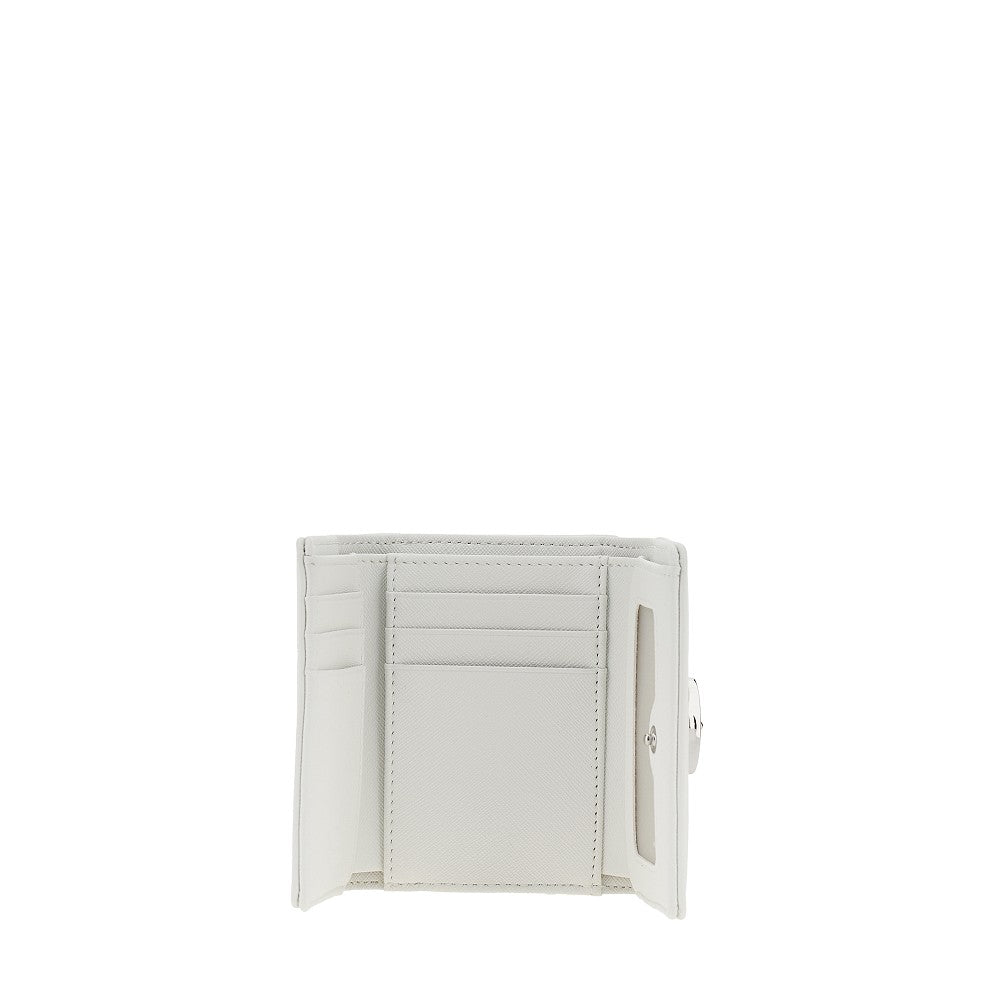 faux leather small frame wallet