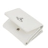 faux leather small frame wallet