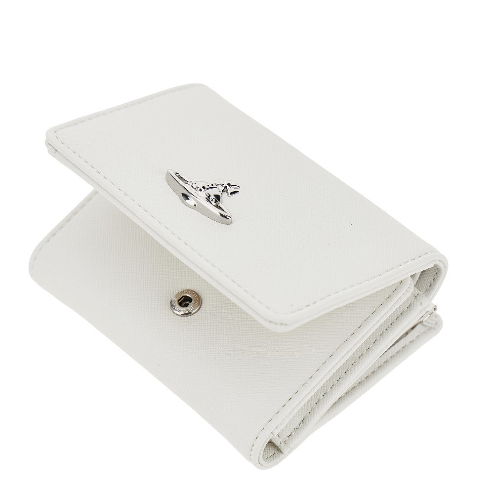 faux leather small frame wallet