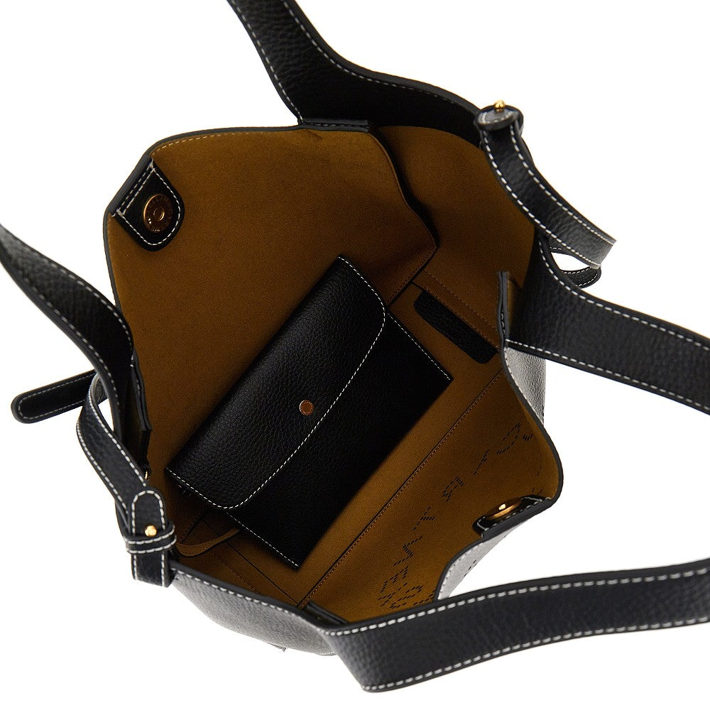 grained alter mat stella logo bag