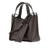 grained vegan leather stella logo bag