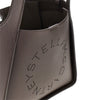 grained vegan leather stella logo bag